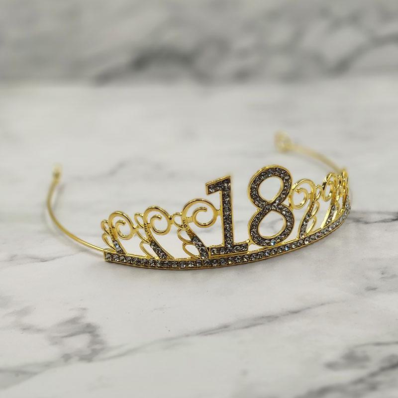 Queen Crown Cake Decoration with Lace, Pearls, and Baby's Breath for Birthdays