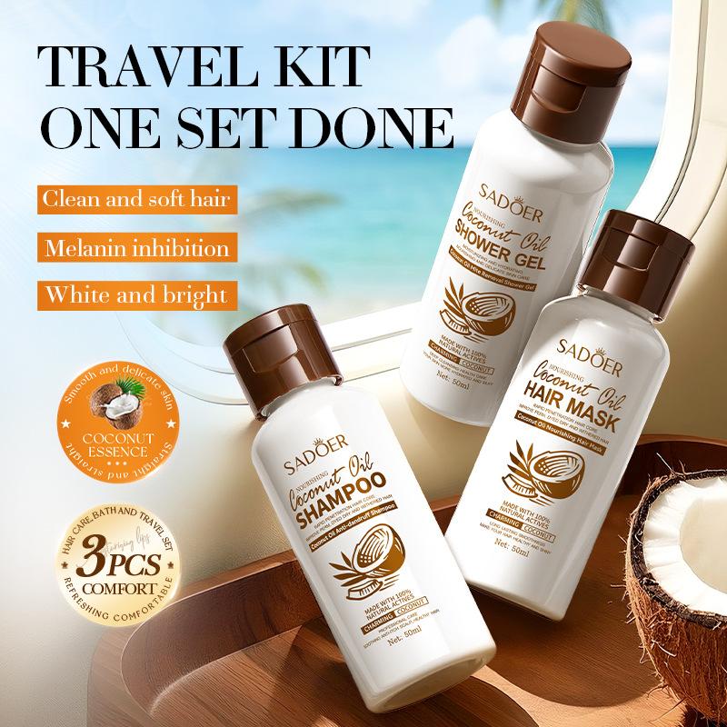 Coconut Oil Is Convenient To Carry for Hair Care, Bathing and Travel