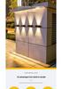 Super Bright Solar Dual-Directional Wall Washer Light - Waterproof Outdoor Villa Courtyard Decorative Spotlight