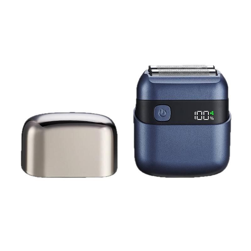Electric Shaver with Digital Display, Magnetic Double Blade, Fast Charging, Mini Household Razor
