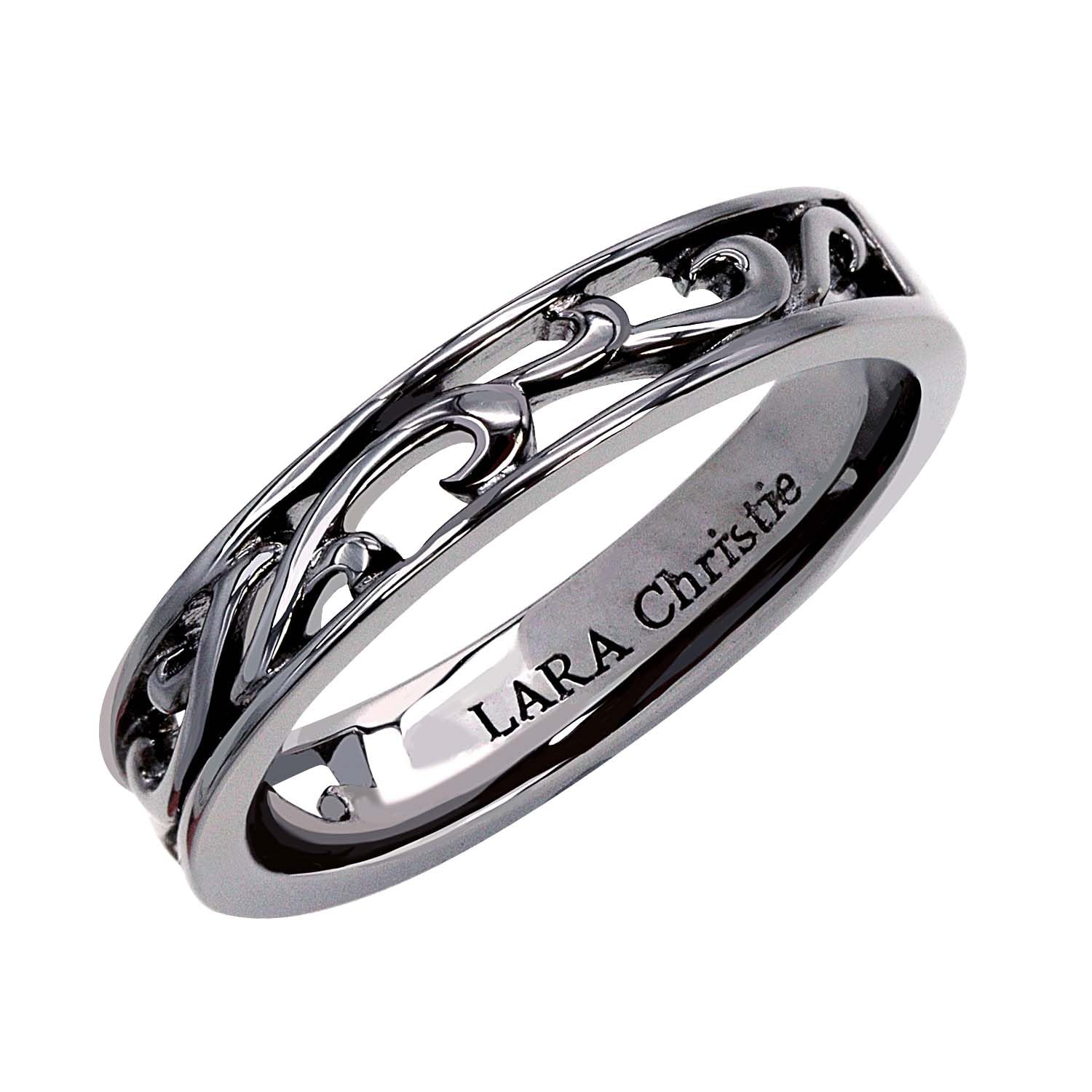 

Ring Silver Lanceau 19 [Lara Christie] Men s [BLACK Label] No. cr6028-b-19