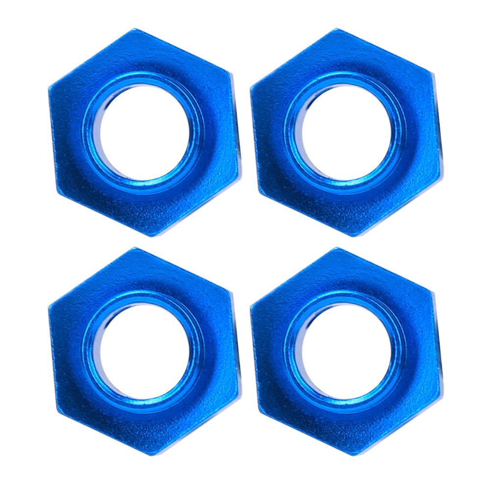 

12mm Metal Wheel Hex Hubs Adapter Remote Control Spare Parts Fit for Traxxas trx 4 RC CrawlerBlue 8269B