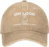 Oh Look Nobody Gives A Shit Baseball Cap Funny Photographer Hat Adjustable Cotton Casual Headwear