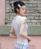 RuNaKi'Hu' Wxt094 Fiorire See-Through Slim T-Shirt (White)