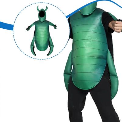 Green Beetles Costume Halloween for Stage Performance Festival Party