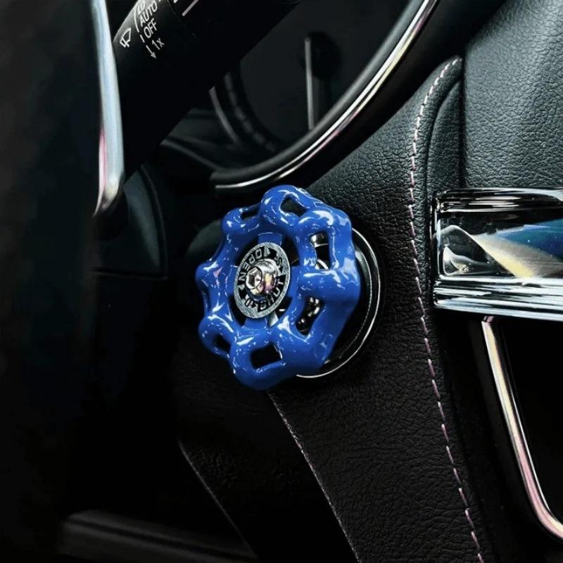 

Наклейка на ручку переключения передач автомобиля, крышка рычага переключения передач, кнопка переключения клапана, стартер, декор панели приборов салона, аксессуары для автозапчастей синий