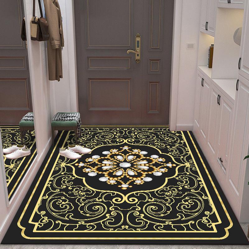European Style Entrance Door Mat Bedroom Door Anti Slip and Absorbent Bathroom Floor Mat Bathroom Door Mat