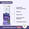 Baidyanath Blueberry Protein Bar 20g Protein No Added Sugar 60g x 6 High Fibre Healthy Snack for Fitness and Energy pack of 1