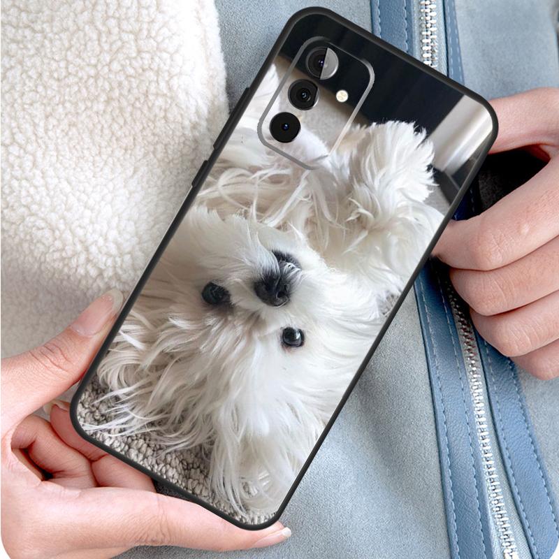 

Maltese Dog Puppy Phone Case For Samsung Galaxy A34 A54 A14 A53 A33 A13 A12 A32 A52 A15 A25 A35 A55 A71 A51 Samsung A15
