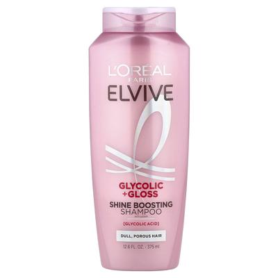 L'Oréal, Elvive, Glycolique + Brillance, Système Booster de Brillance, pour cheveux ternes et poreux, 375ml (12,6 fl oz)