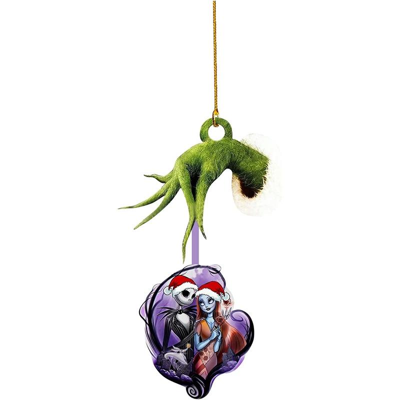 Decorations Halloween Jack Sally Xmas Tree Pendant Nightmare Christmas Before