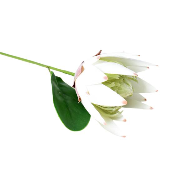 Artificial King Protea Flowers Lifelike Tropical Floral Arrangements Faux Protea Cynaroide with Stem for Wedding Centerpiece Home Office Table Decor