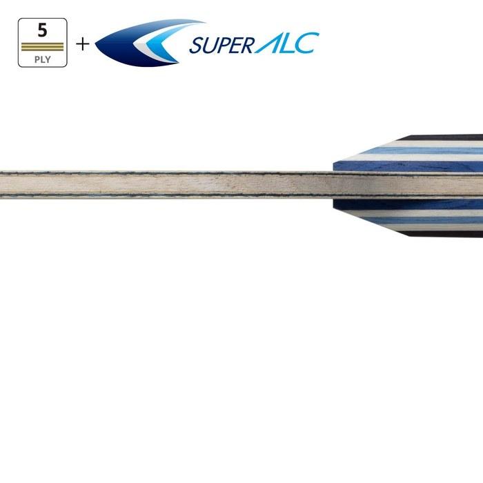 Butterfly Tischler Viscaria SUPPER ALC FL Shakehand Racket, Flared Handle