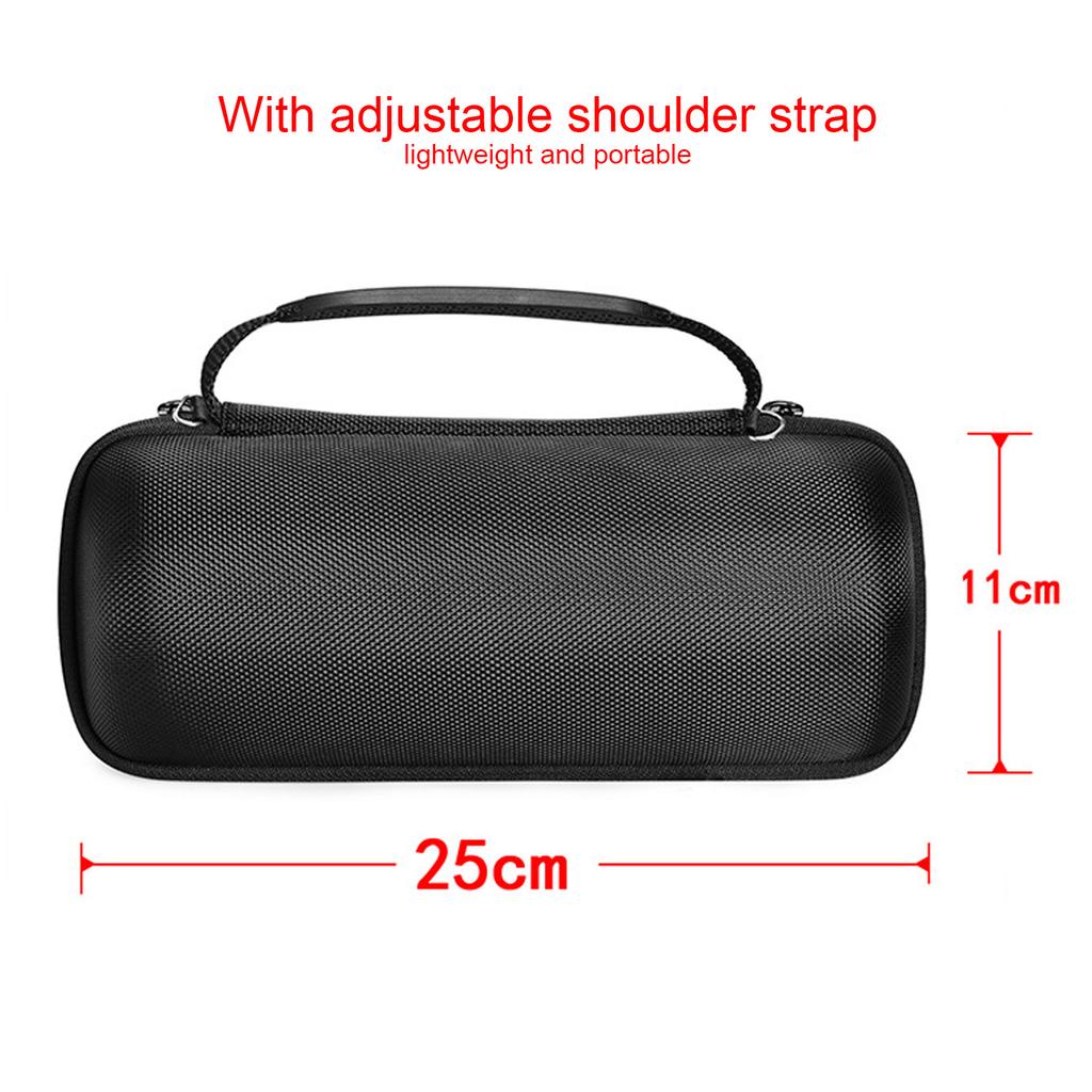 Wireless Spker Protective Case Portable Storage Bag with Strap for Revolve II(Black )