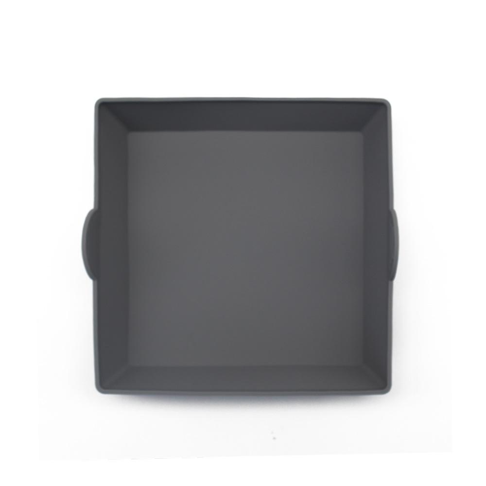 Силиконовый противень для выпечки, разделитель, четырехсекционный поднос, кухонный прямоугольный противень для хлеба, олово для торта 14.5CM*4.8cm серый