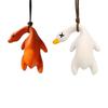 Color Changing Roast Duck Hanging Car Ornament Funny Cute Decoration Pendant Car Decoration (2pcs)