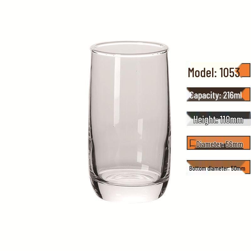 Hotel Glass Cup: Egg-Shaped Beverage Container for Water, Milk, Juice, Beer, and Cocktails