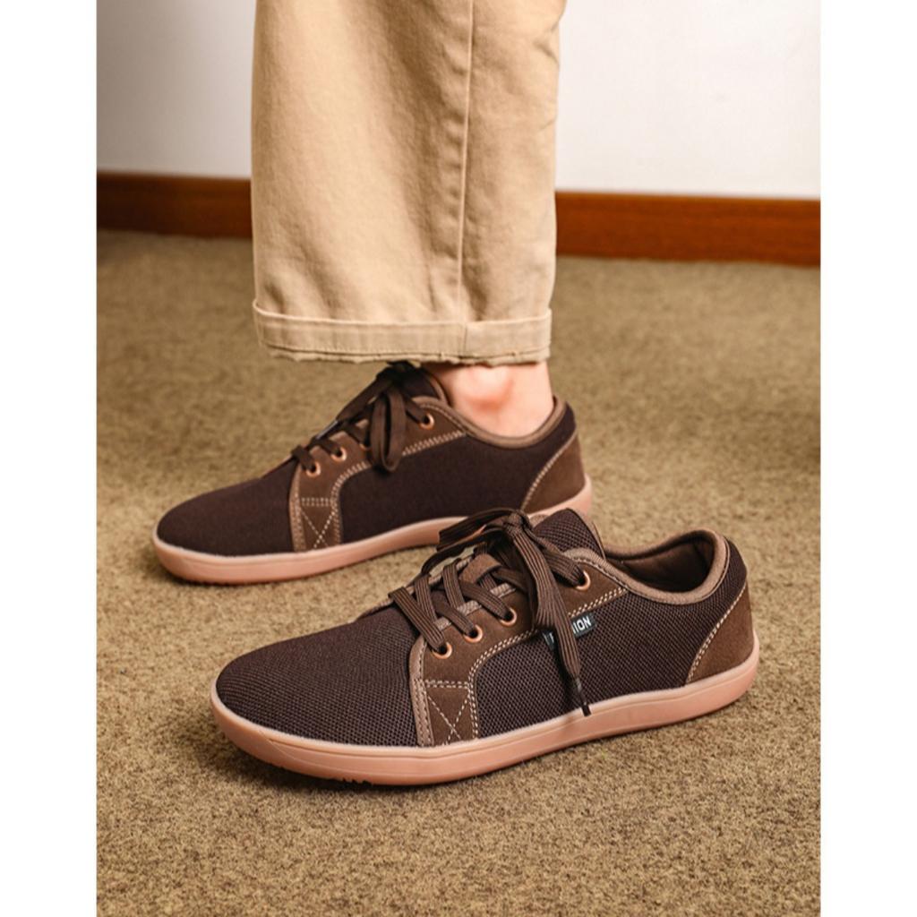 Men's, Lightweight, Athletic Shoes, Breathable Shoes, Lace Up Shoes, Low Cut Shoes, Walking Shoes, Casual Shoes, Round Toe Shoes