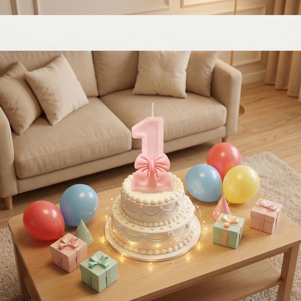 Fashion Cartoon Creative Birthday Candles Party Digital Candles