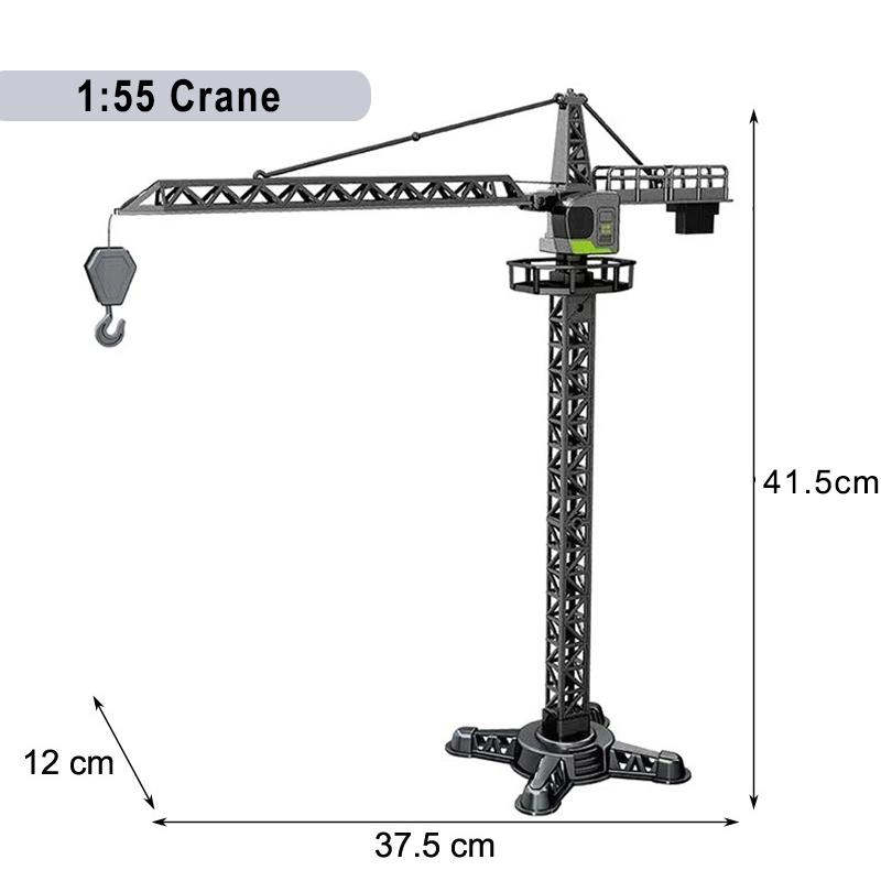 Zabawki pojazdy budowlane dla chłopców Stop+Plastik Model Ciągnika Koparki Spycharki Dźwigu Ciężarówki Odlewany Model Kolekcja Dziecięca Prezenty