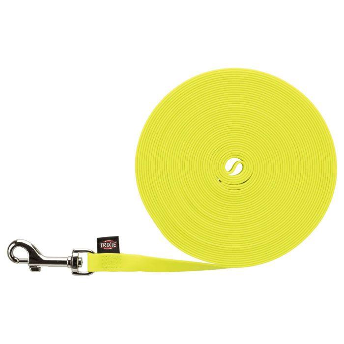 Laisse pour chien - Trixie - Easy Life - 10 m - Jaune - Hydrofuge et essuyable
