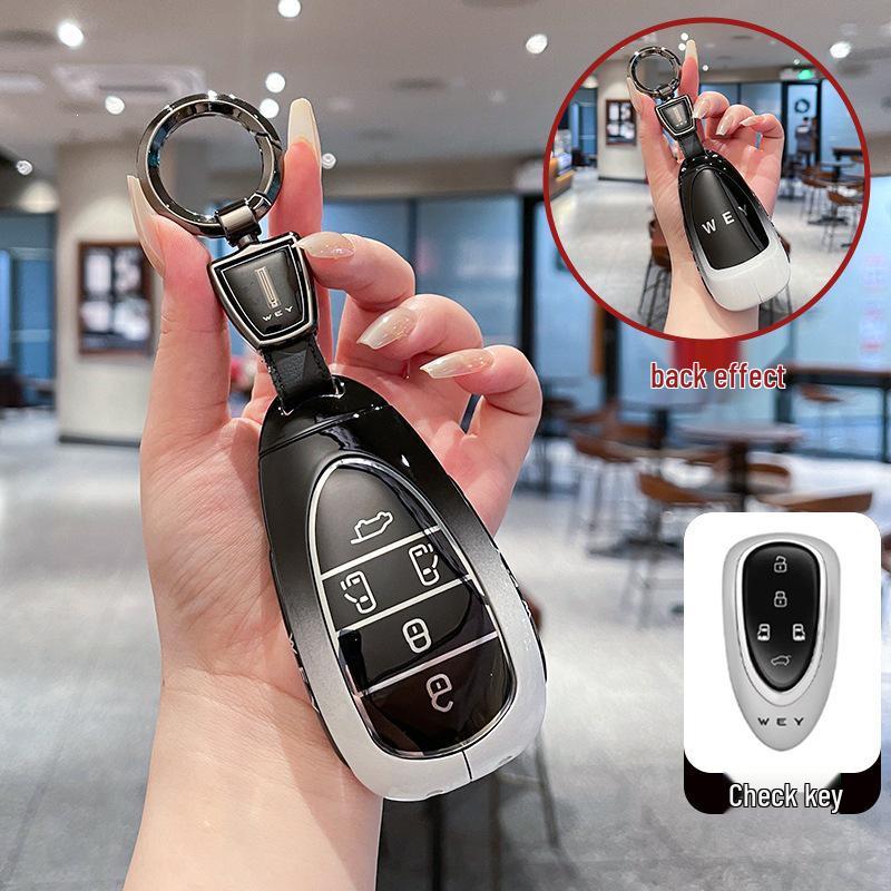 2025 Wey Blue Mountain Key Case for Gaoshan 8/9 Mocha Hi4 Latte Metal Shell