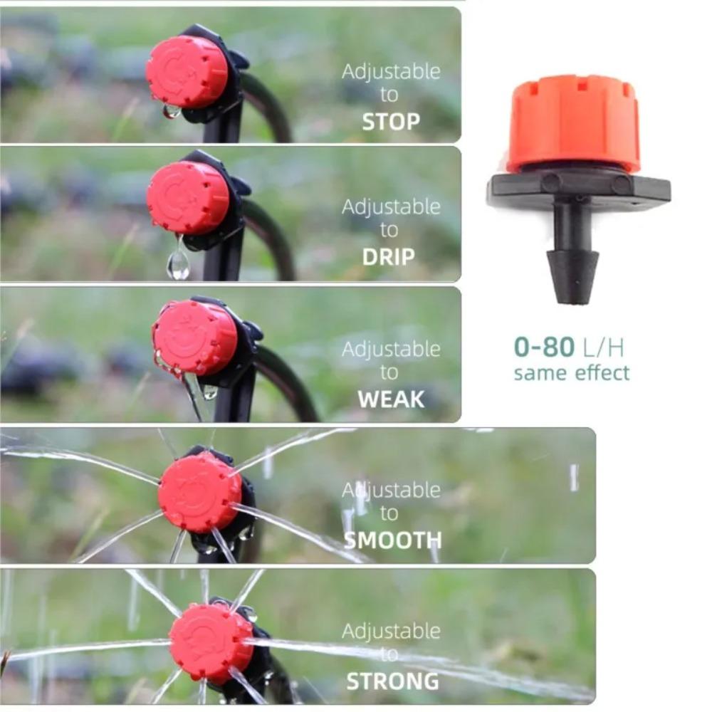 Irrigation Drippers Sprinklers Adjustable Water Dropper Head Sprinkler Flow Head Garden Watering Irrigation System