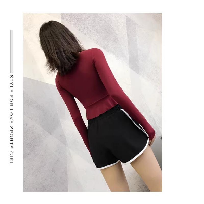 Summer Thin Professional Training Pilates Yoga Fitness Pants Anti-wear Breathable Quick Dry Loose Sports Shorts for Women