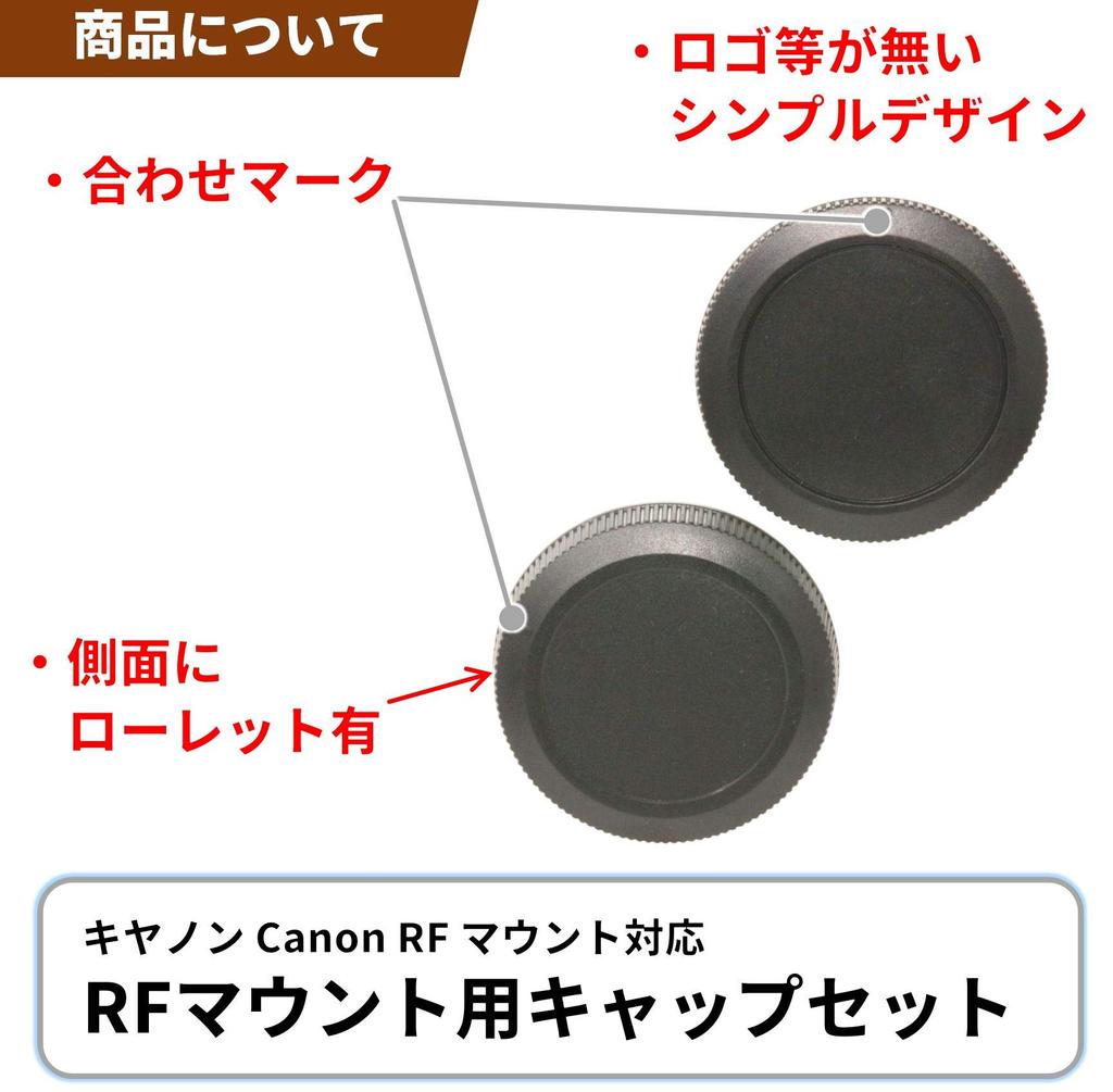 Compatible Body Lens Rear Cap Set for Canon RF and EF Mounts F-Foto & CS-RF