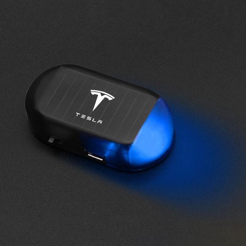 

1Pcs Strobe Signal Security System Flash Warning LED Alarm Lamp For Tesla Model S Model X Model Y Model 3 Roadster SpaceX Accessory синий