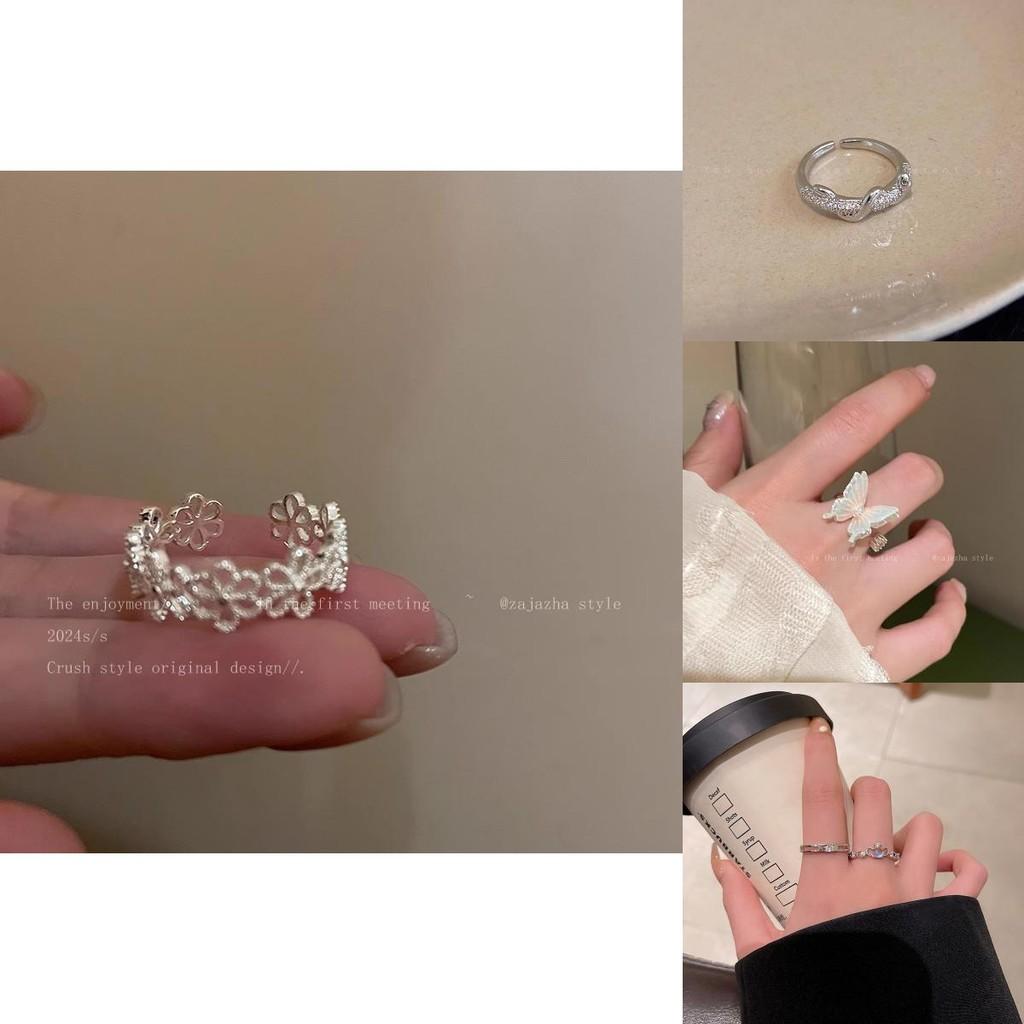 Chic Heart Shaped Zircon Rings For Women High Quality Stylish Jewelry Set For Fashion Lovers