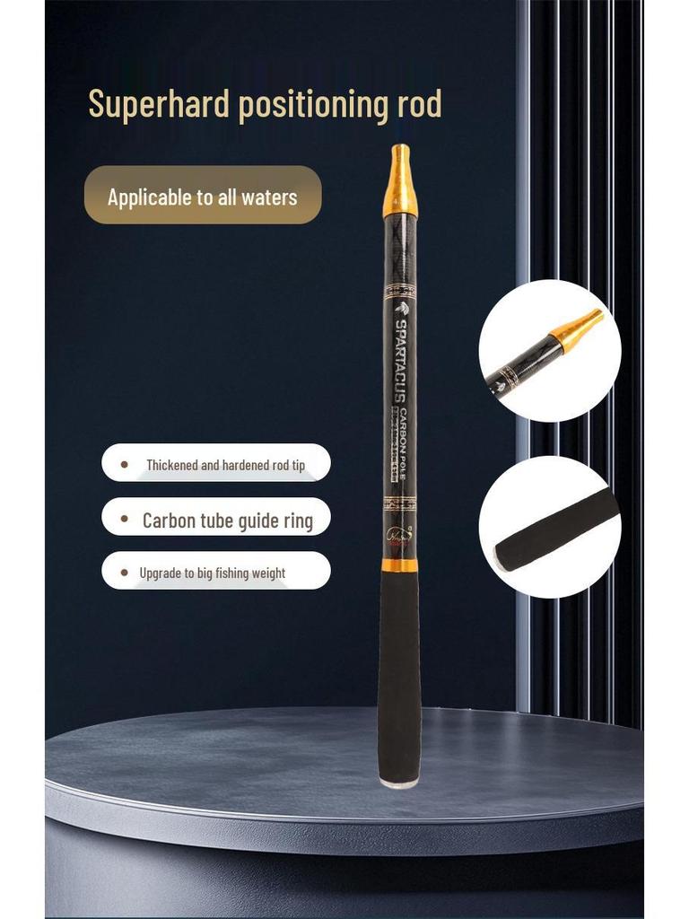 Ultraleichte 19-teilige Carbon-Teleskop-Angelrute - 43cm einziehbare Kurzabschnittsrute