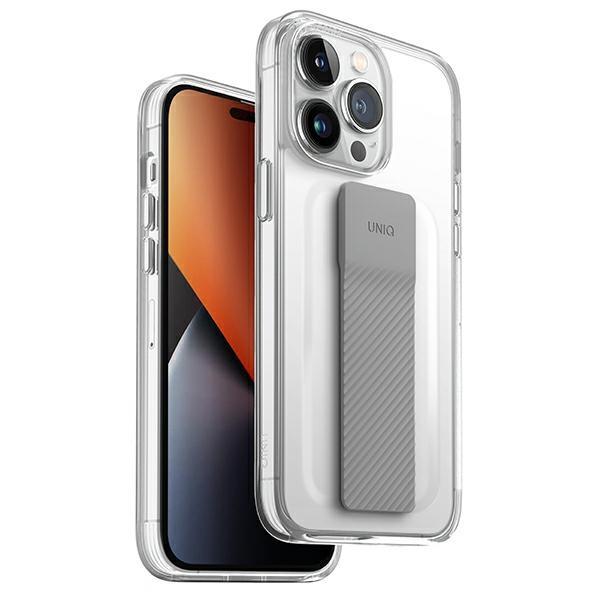 UNIQ Heldro Mount iPhone 14 Pro Max 6,7  Hülle transparent/transluzent klar