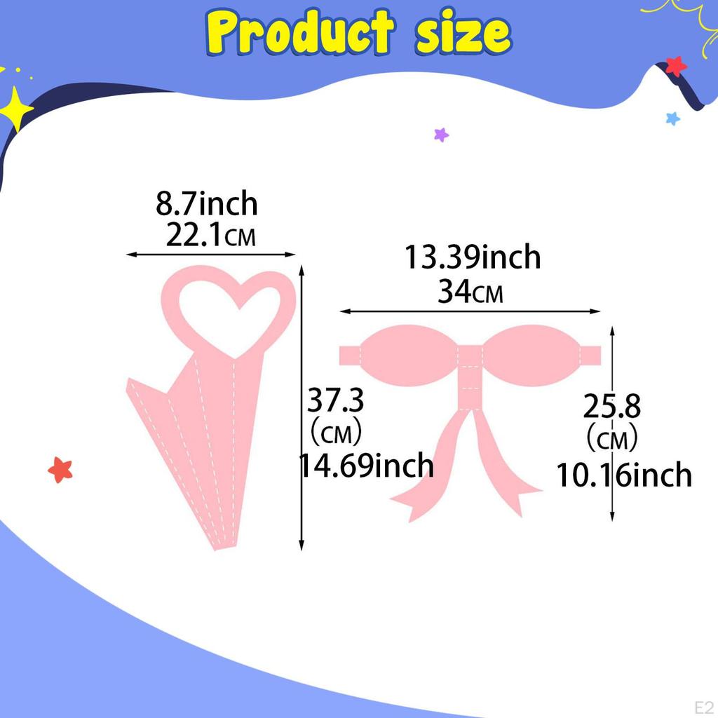 6 Pieces Florist Bouquet Packaging Bag Single Flower Sleeves Wedding Decor Wrapping Paper for