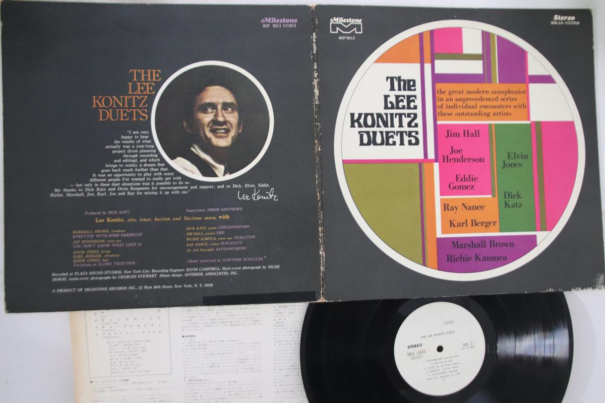 

LP Record LEE KONITZ - Duets SMJX10058PROMO MILESTONE US Jazz Used