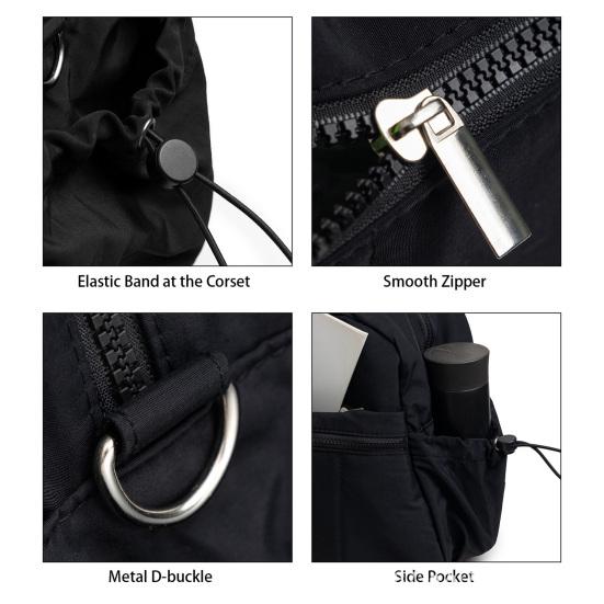 Travel Bag with Large Waterproof PVC Pocket for Wet And Dry Separation Storage Gym Bag with Handle And Shoulder Strap 5 Exterior Pockets Carry-on Bag
