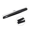 8 Styles Black Carbon Fiber Plastic Tweezers Kit for Nail Art DIY Picking Needle Nose Pointed Curved Flat Tip Tweezers