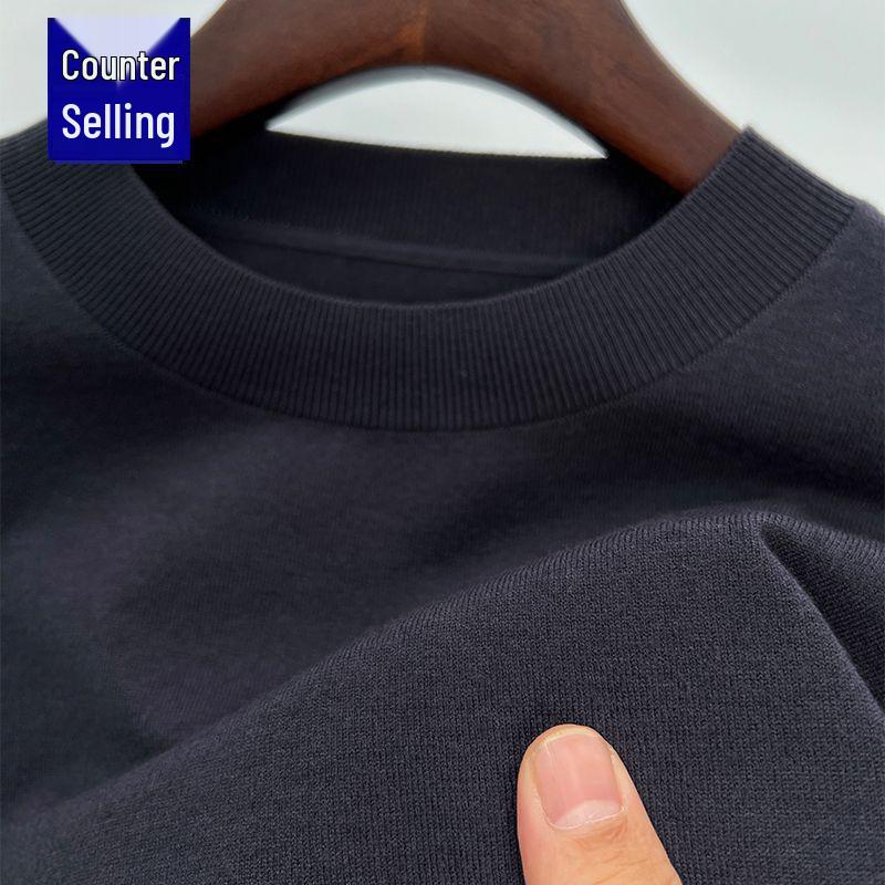 Romon Men's Wool Blend Crew Neck Sweater - Pure Color Long Sleeve Knitwear for Spring & Autumn