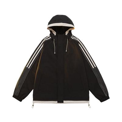 Jacket Men and Women with The Same Section of The New Spring and Autumn Tide Ins Hundred Dopamine Couple Paragraph Jacket Men