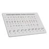 Aluminum Braille Alphabet Board with Raised Dots for Beginners Learning Tool Braille Education Board