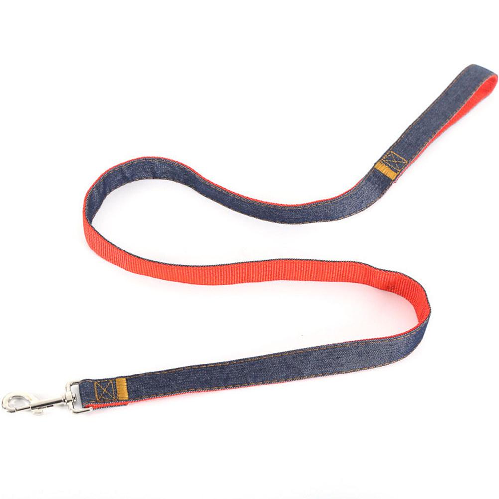 Dog Traction Rope Set Chest Harness Leash for Training Walking Control Gentle Pull Prevention Neck Safe Pet Supplies Red S