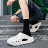 Summer Removable Beach Hole Shoes Breathable Adult Garden Shoes Outdoor Fashion Trendy Men's Cool Slippers