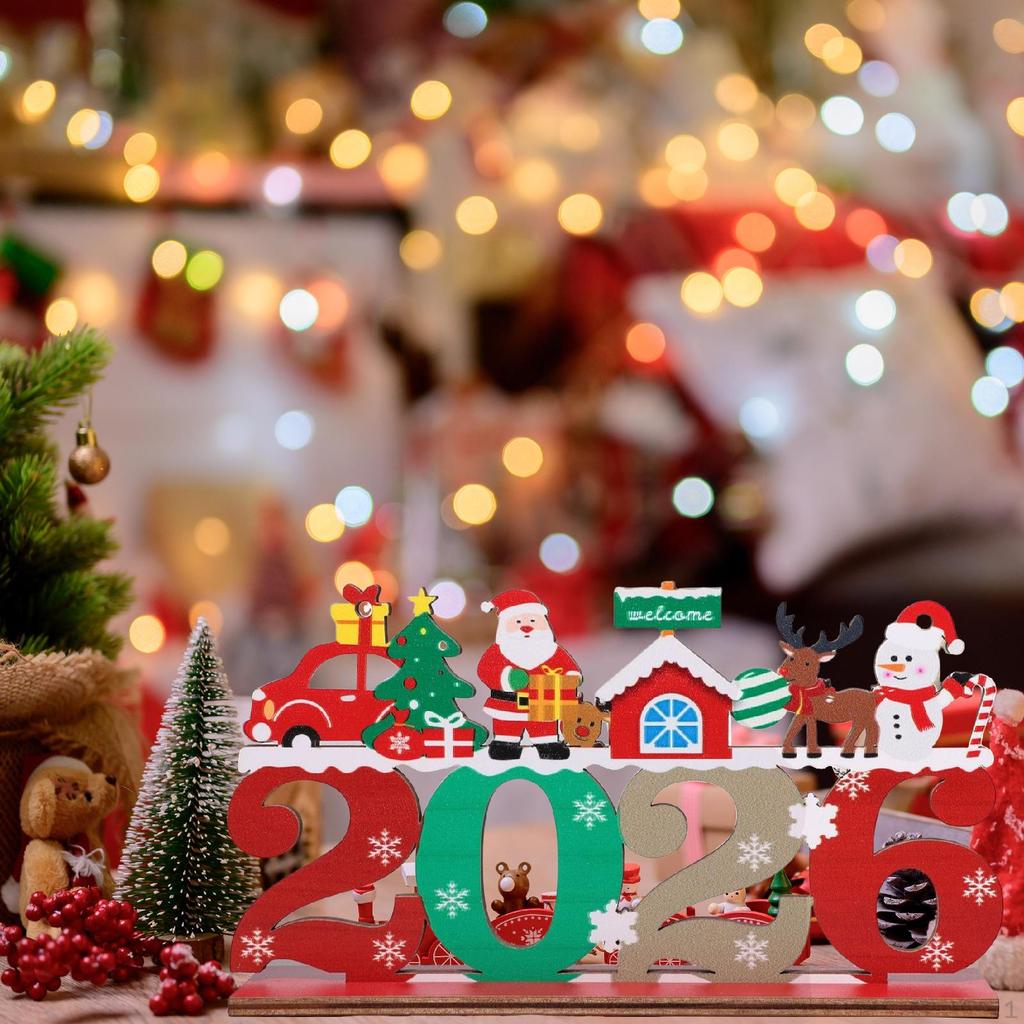 Weihnachten Holzschmuck Dekoration Dekorative Holz Weihnachten für Geschäfte Schlafzimmer