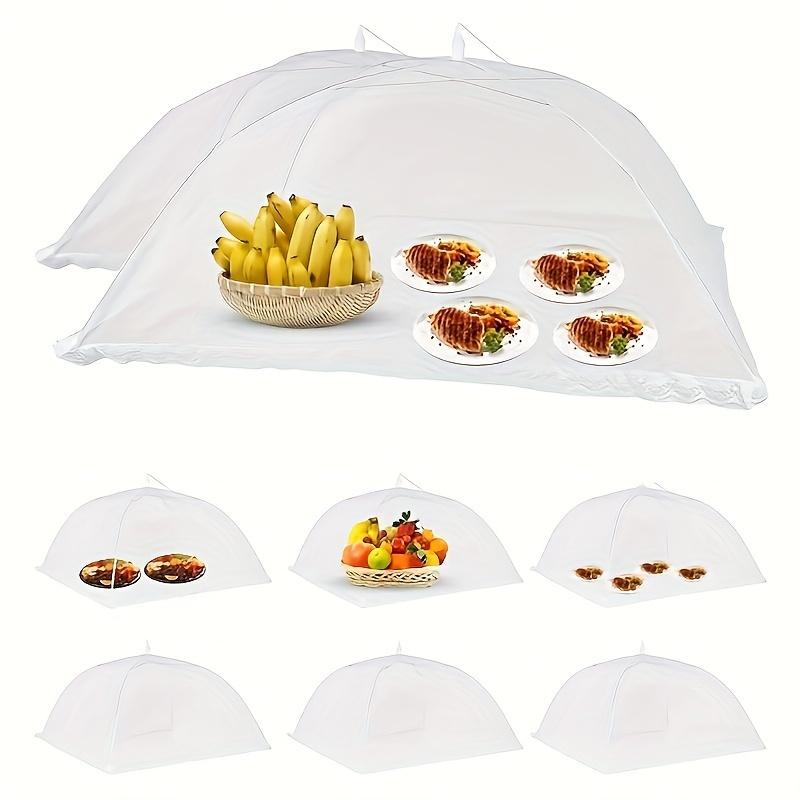 Dust cover, transparent vegetable cover, foldable mosquito proof rectangular cover, outdoor picnic table cover