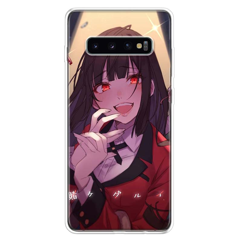 Anime Kakegurui Phone Case For Samsung Galaxy S26 S25 Edge S24 S23 Ultra S22 Plus S21 S20 FE Soft TPU Back Cover Funda Galaxy S2