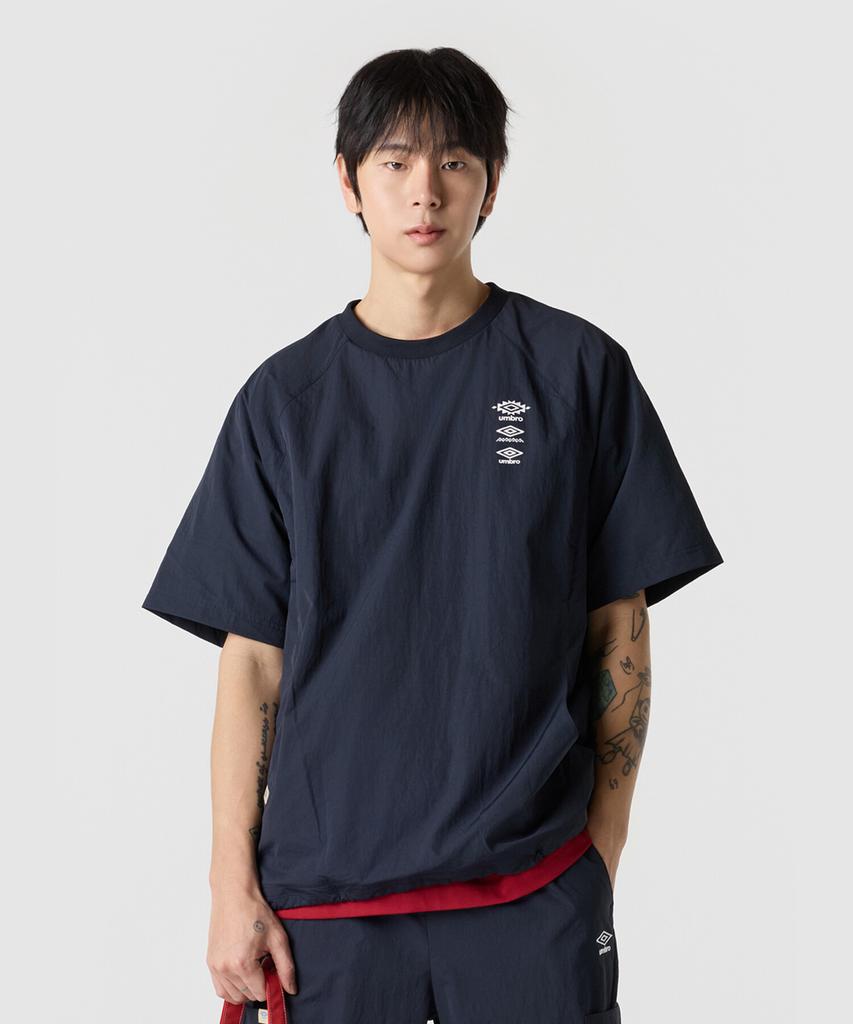 UMBRO Highway Ventilation Short Sleeve Piste Navy Ur221Cwt42