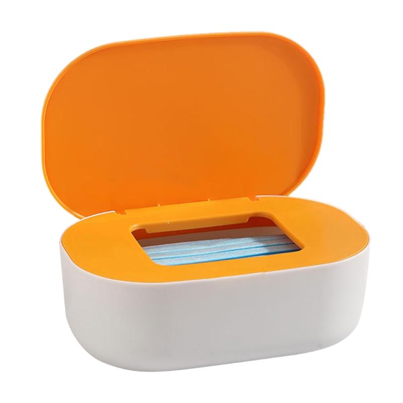 4 cores para escolher Caixa de armazenamento conveniente Contém no máximo 40 máscaras Pode colocar guardanapos Sacos plásticos Luvas descartáveis dentro