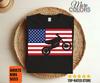 Dirt Bike American Flag Enduro Bikes Rider Motorcycle Motocross T-Shirt, Funny Freestyle Competition, Off Road Motorcycles, Gifts Kids Youth