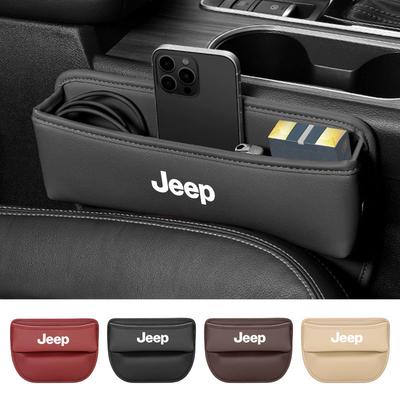 Car Accessories Seat Gap Organizer Box Leak-proof Storage Bag For Grand Cherokee Wrangler JK Gladiator Compass Renegade