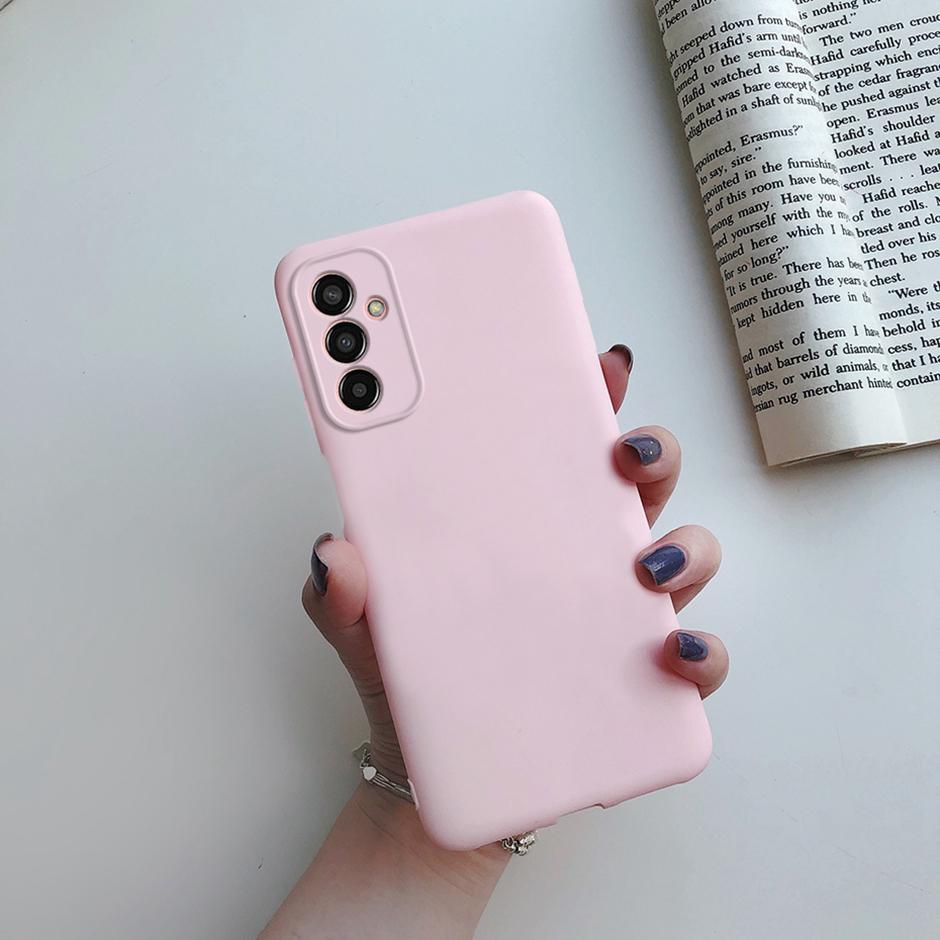 For Samsung M23 M33 M53 M13 M01 M21 M31 M32 Phone Case Soft Silicon TPU Plain Cases for Samsung Galaxy M30S M20S M31S Back Cover